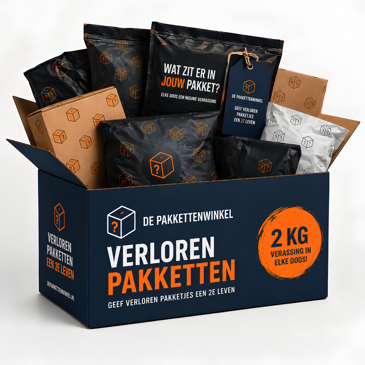 2 KG Verloren Pakketten | Mystery Box | Ongeopende Verrassingspakketten